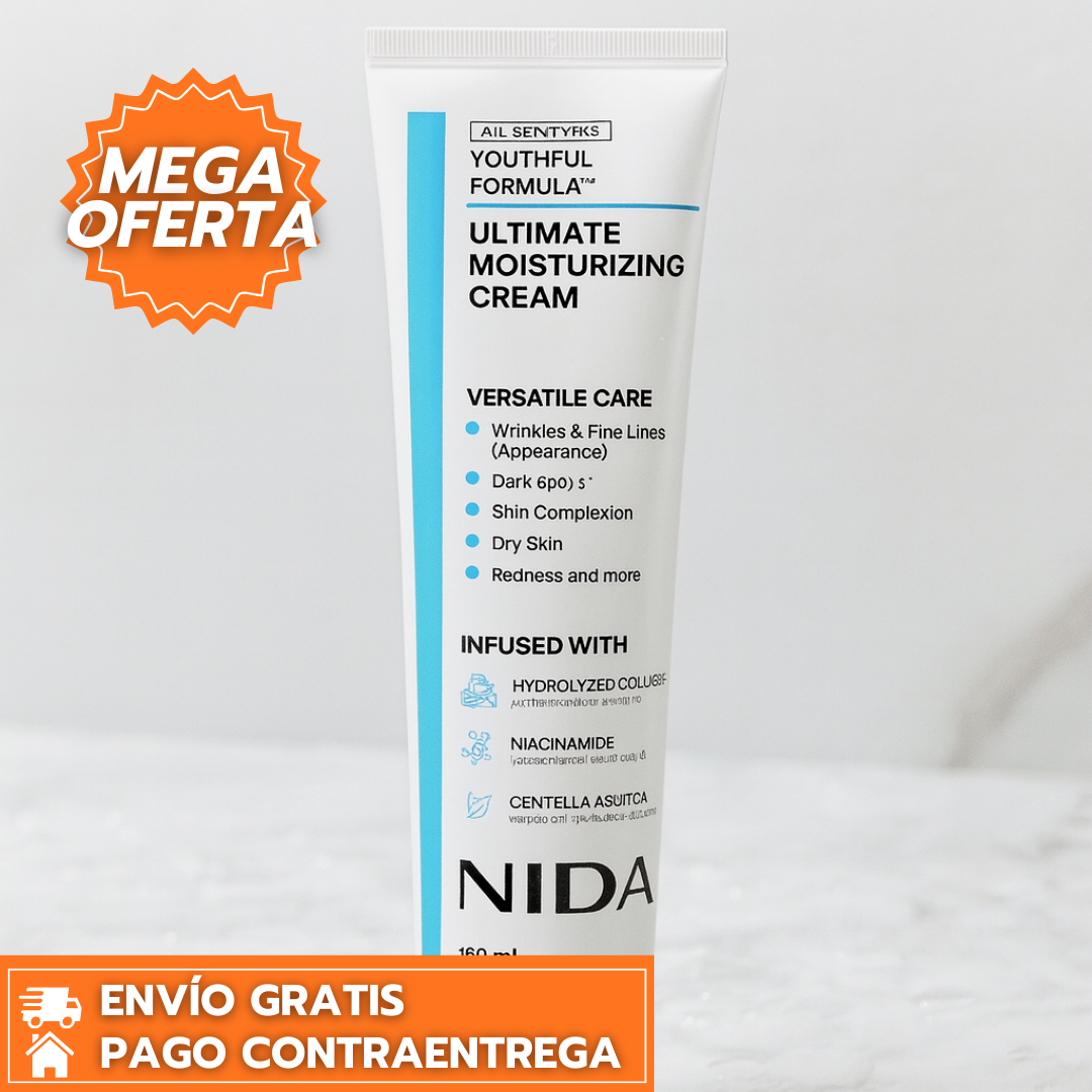 NIDA YOUTHFUL FORMULA ULTIMATE™: Sérum facial coreano que hidrata, nutre y mejora la elasticidad para una piel visiblemente más joven.