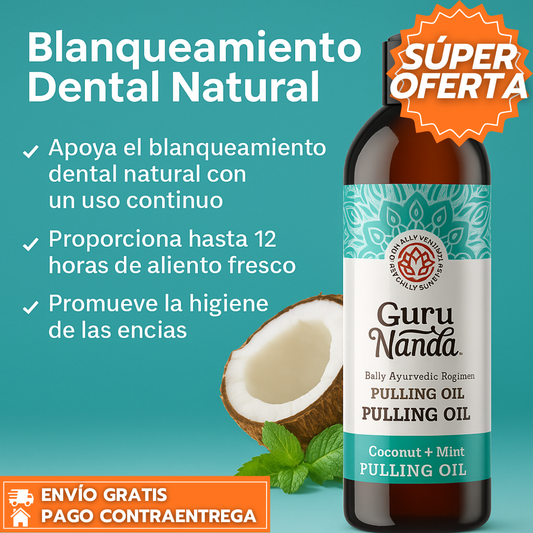 Gurunanda™: Enjuague Bucal Blanqueador para una Sonrisa Radiante