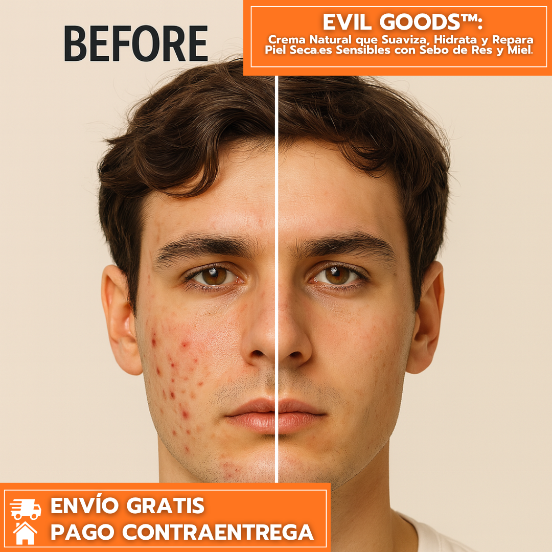 OFERTA ESPECIAL 2×1: Sebo de Res - EVIL GOODS™ ORIGINAL Natural que Suaviza, Hidrata y Repara Piel Seca.