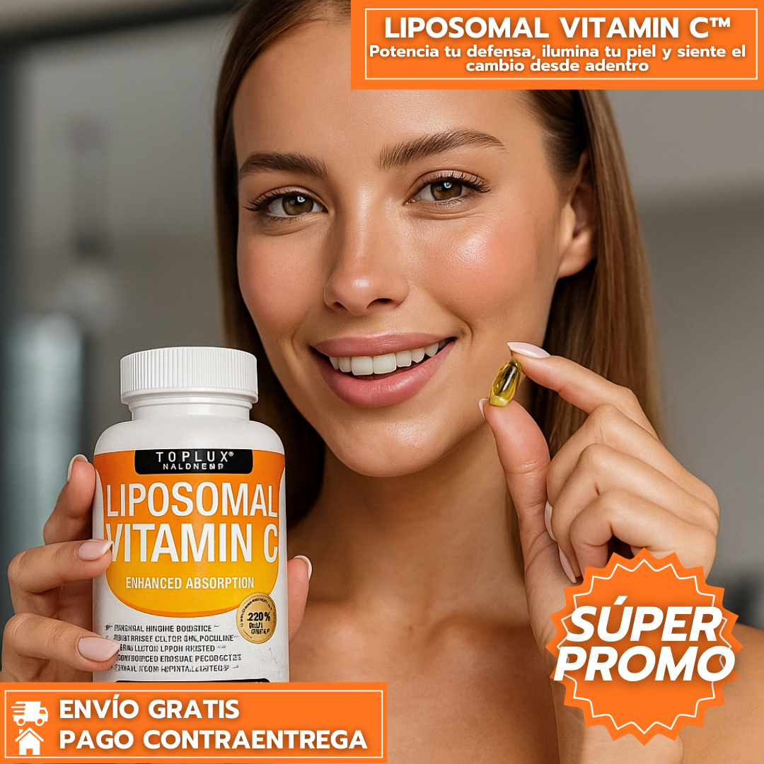 VITAMINA C™: Suplemento con LIPOSOMAL que crea el cambio desde adentro.