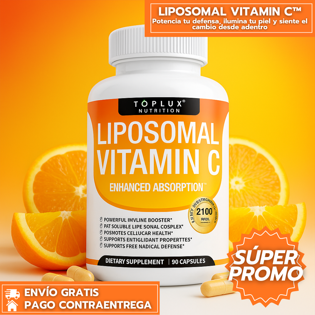 VITAMINA C™: Suplemento con LIPOSOMAL que crea el cambio desde adentro.