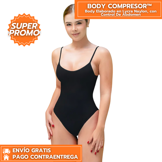 BODY COMPRESOR™: Body de compresión que moldea tu figura y realza tus curvas con comodidad..